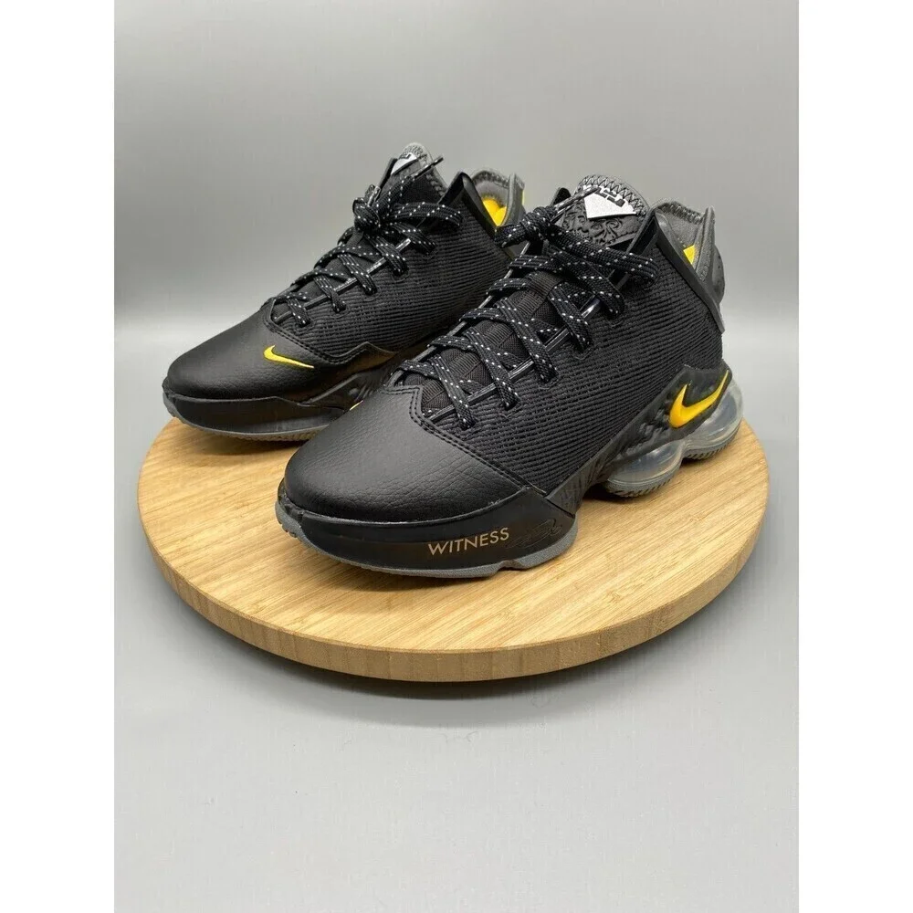 Nike Shoes Mens 5 LeBron James XIX Witness Black Basketball Sneakers DH1270 002